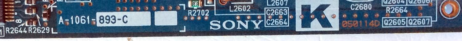 TARJETA K AMPLIFICADORA  / SONY A-1061-893-C / 1-863-283-13 / (172465713) / KS-192 / 050114D / MODELO KDE-50XS955 / PANEL NP50X6MF02  - Imagen 4