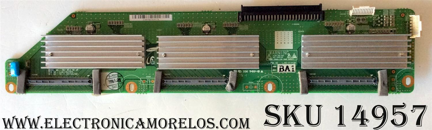 BUFFER / SAMSUNG BN96-05643B / LJ92-01447B / LJ41-04737A / 447BA1 / REV:R1.3 / PANEL S58FH-XB01 / MODELOS FPT5884X/XAA / FPT5894WX/XAA / PN58A550S1FXZA / PN58A650T1FXZA / PN58A760T1FXZA	