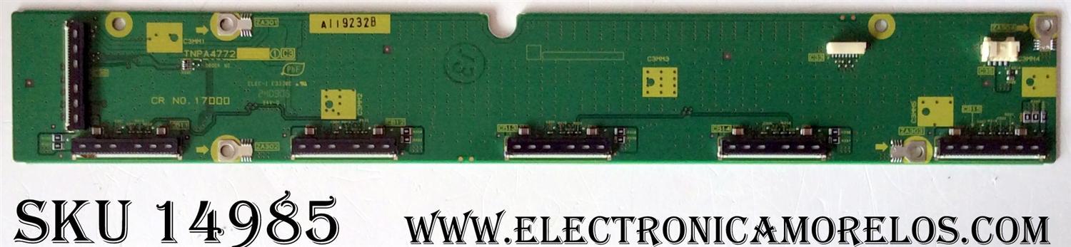 BUFFER / PANASONIC TXNC31ECUU / TNPA4772 / MODELOS TC-54PS14 / TC-P54G10 / TC-P54S1 / TC-P54V10 / PANEL MC137F21T12