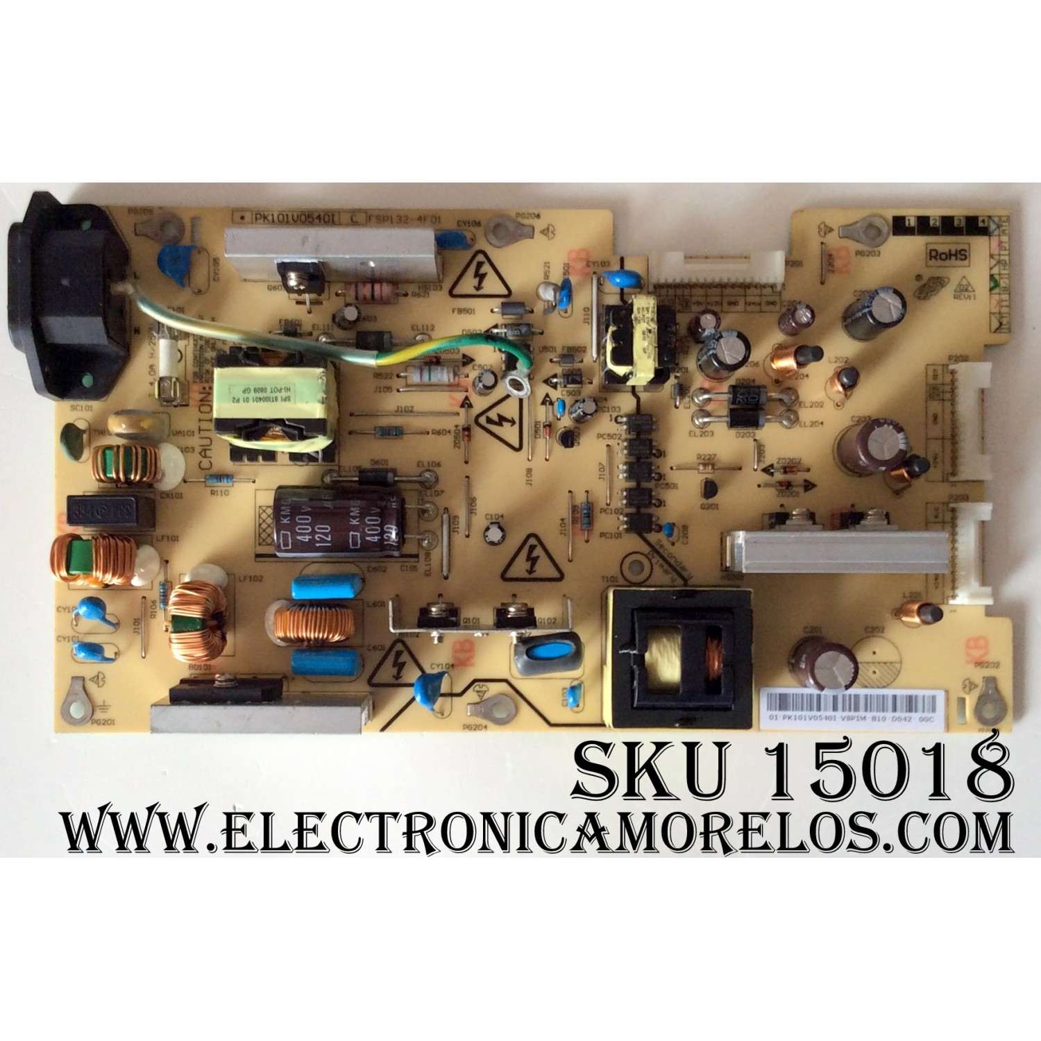 FUENTE DE PODER / TOSHIBA  PK101V0540I  /  FSP132-4F01/ 3BS0177812GP/ MODELO 26AV500U