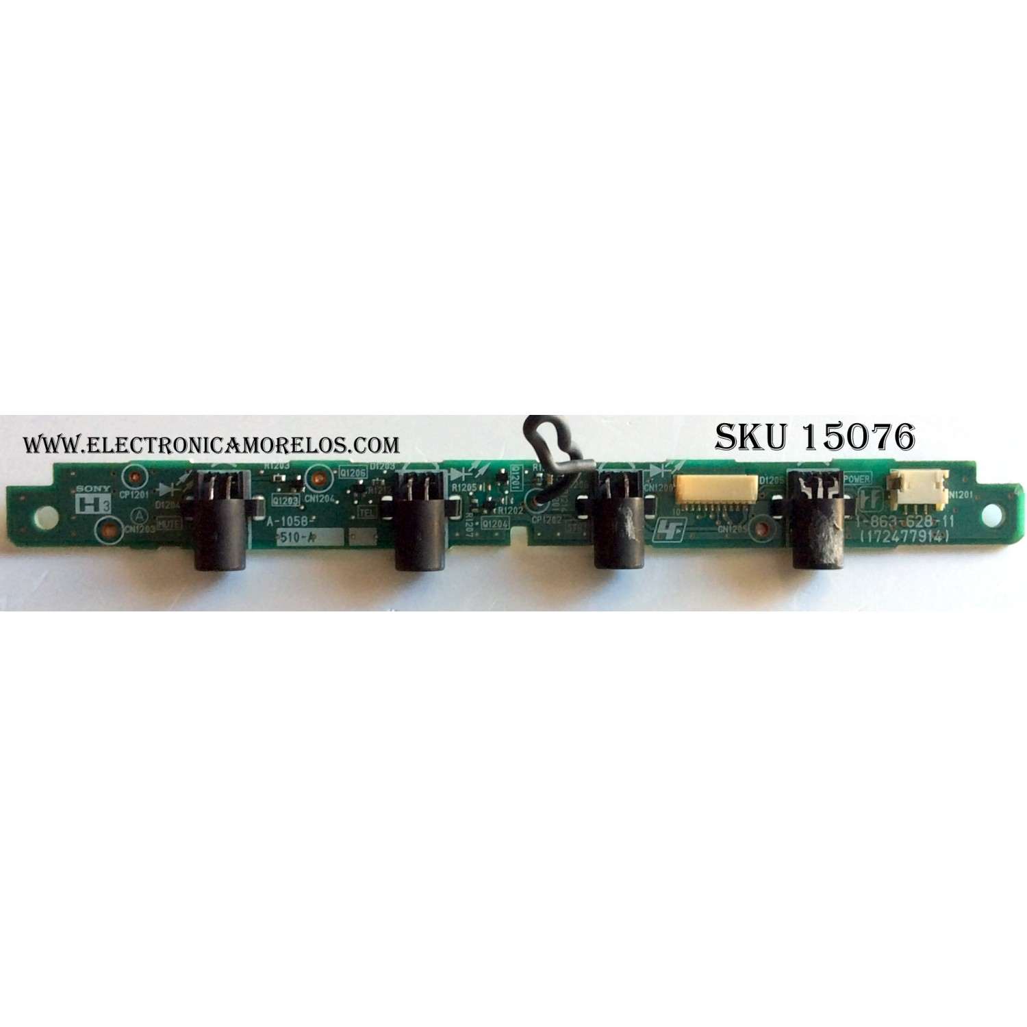 TARJETA SENSOR / SONY A-1058-510-A / 1-863-628-11 / (172477914) / MODELO KDE-50XS955 / KDE-37XS955U