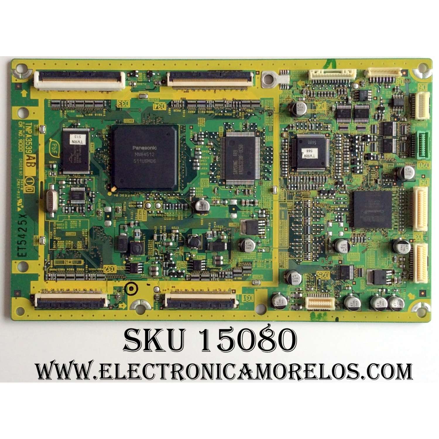 MAIN LOGICA / PANASONIC TZTNP010YCS / TNPA3539AB / MODELOS TH-50PM50U / TH-50PX50U / CPTOH-0513 / PANEL MC127H27F8A