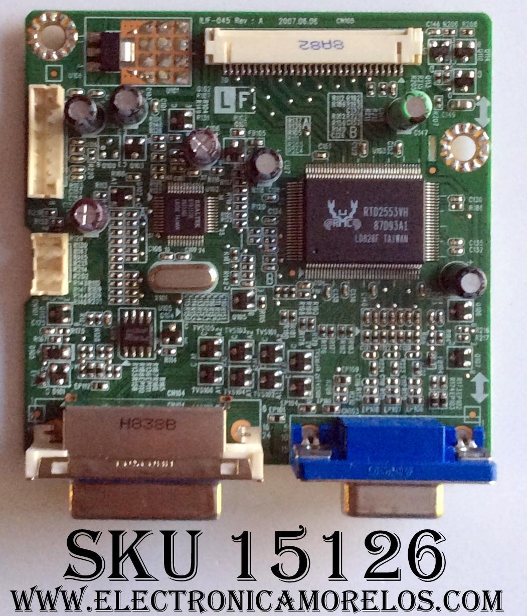 MAIN / 791031300011R / 490901300200R / ILIF-045 / REV:A