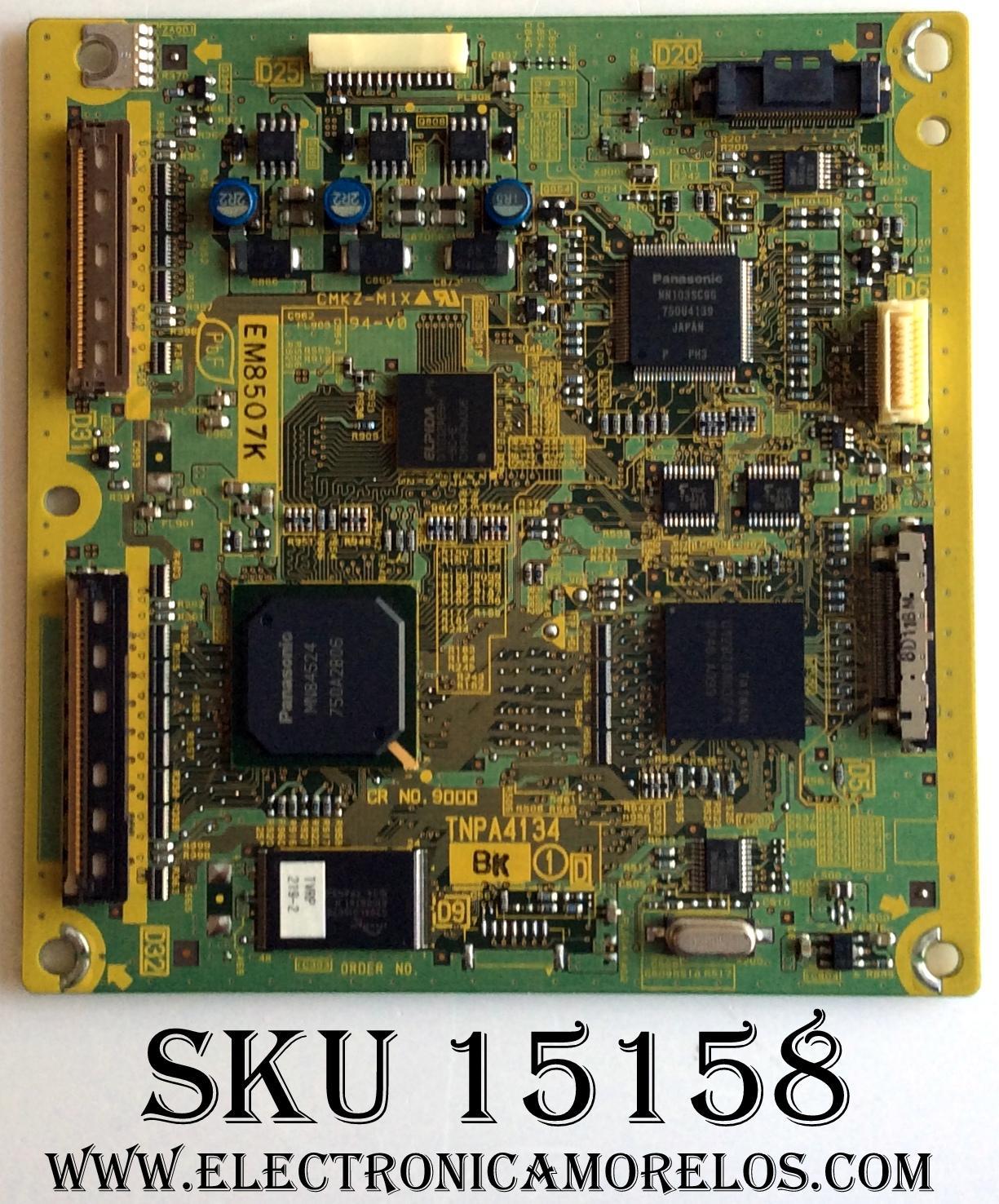 MAIN LOGICA / PANASONIC TZTNP01XETU / TNPA4134BK / TNPA4134 / MODELO TH-50PH10UKA	