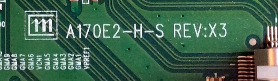 MAIN / VIEWSONIC 35-D000352 / A170E2-H-S / REV:X3 / MODELO VA712B	 - Imagen 2