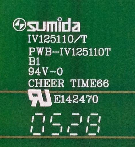 BACKLIGHT INVERTER / ACER 2714000027 / PWB-IV125110T / IV125110/T / MODELOS AL1714B / VA712B	 - Imagen 3