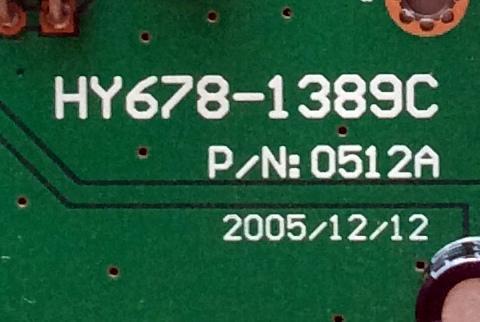 TARJETA DIGITAL / AKAI HY678-1389C / 0512A / MODELO LCT3201AD	 - Imagen 2