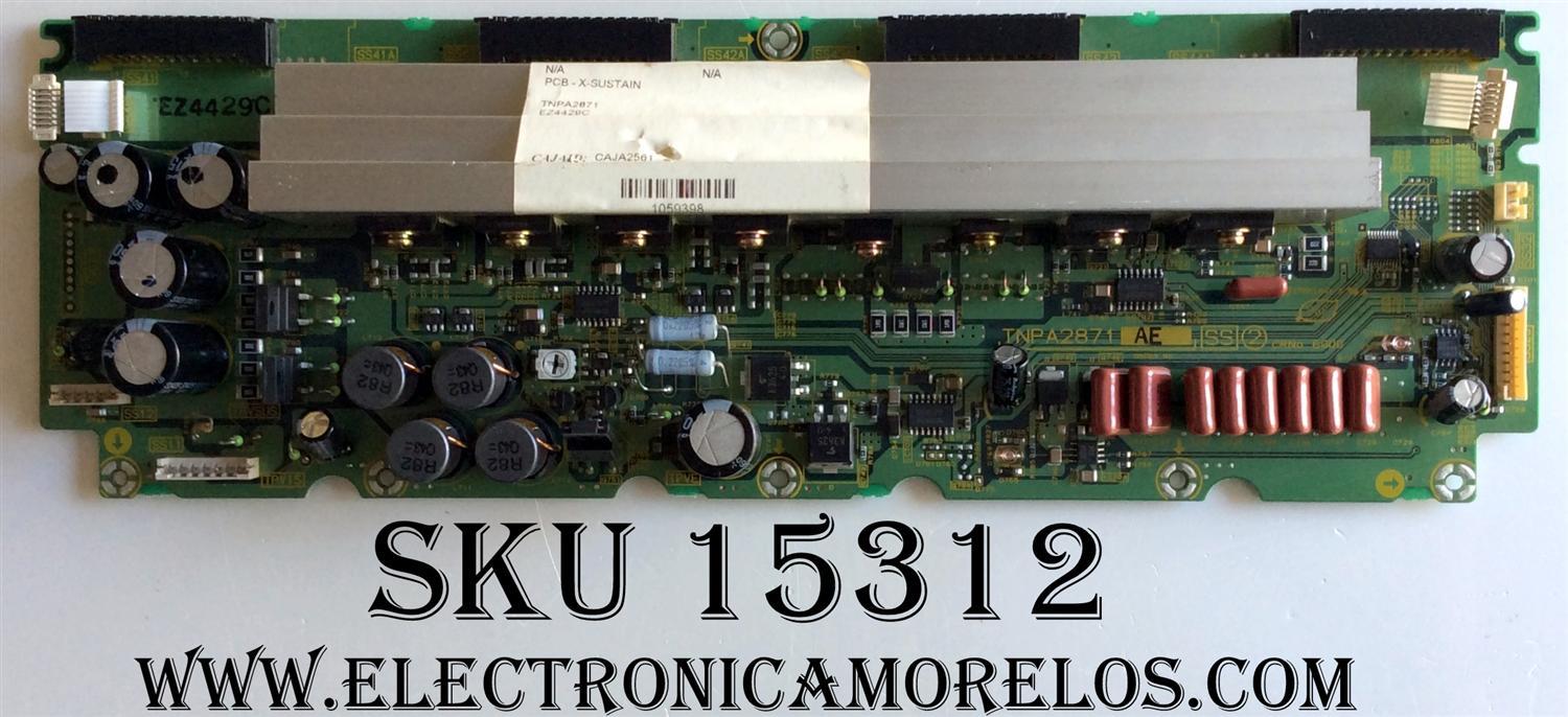 X-SUS / PANASONIC TNPA2871AE / EZ4429C / PANEL MC106W36FC6L / MODELOS TH-42PA20 / TH-42PA25