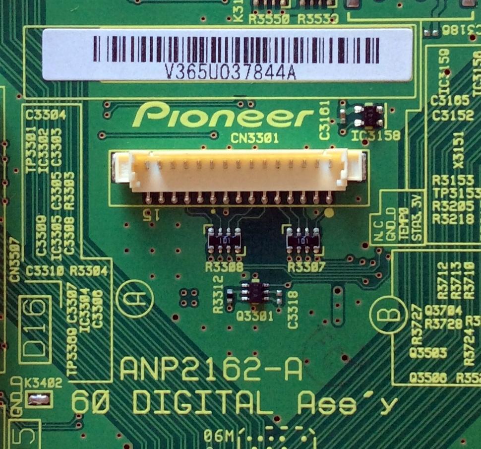 MAIN LOGICA / PIONEER  AWV2365 / AWW1190 / ANP2162-A / MODELOS PDP-6070PU / PDP-607CMX / PDP-6071PU / PRO-607PU / PD6001 / U1B - Imagen 3