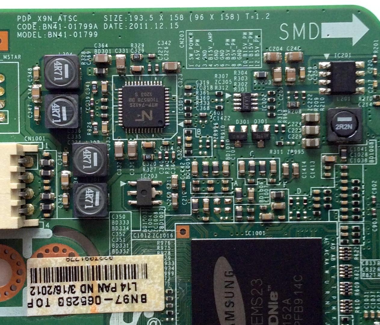 MAIN  PARA TV  SAMSUNG   NUMERO DE PARTE   BN94-04343L / BN41-01799A / BN97-06528B / PARTES SUSTITUTAS BN94-06039D / BN96-20966A / BN96-24578A / PANEL S60FH-YB02 / S60FH-YD02 / MODELOS PN60E530A3F / PN60E530A3FXZA TS02 - Imagen 3