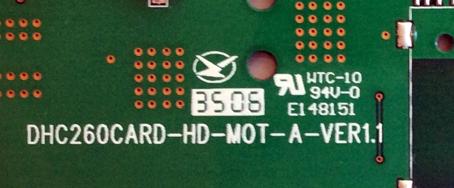 TARJETA DIGITAL / MINTEK DHC260CARD / DHC260CARD-HD-M0T-A-VER1.1 / MODELO DTV-265-D / PANEL LC260WX2 (SL)(B3)	 - Imagen 5