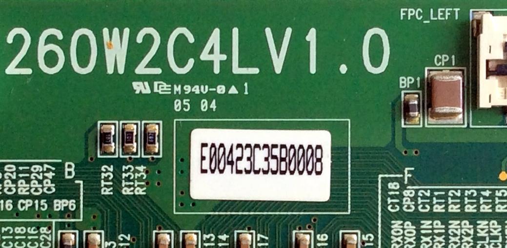 T-CON / SAMSUNG LJ94-00423C / 260W2C4LV1.0 / PANEL LTA260W2-L01-D00 / MODELO LNR268WX / XAA	 - Imagen 2