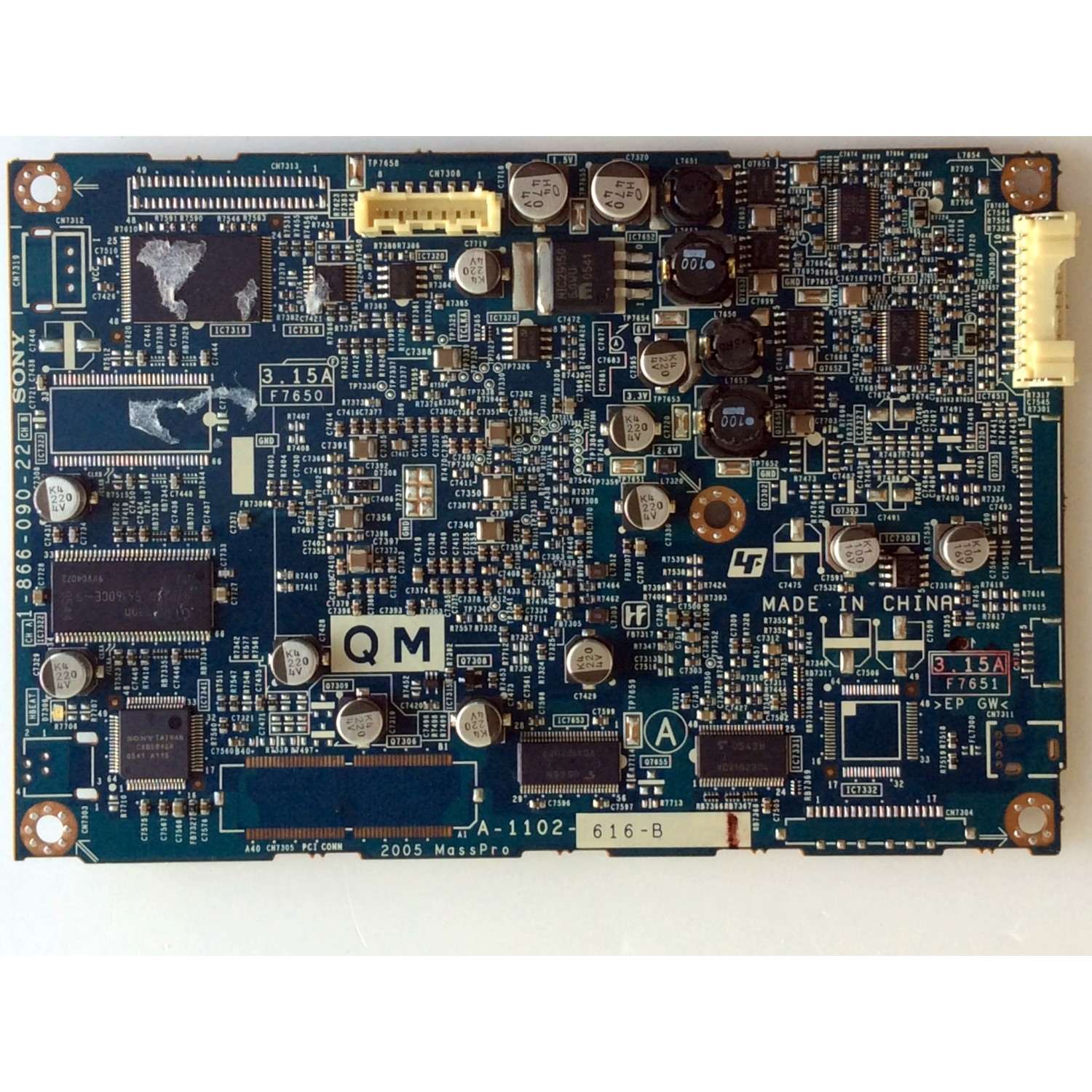 TARJETA QM / SONY A-1147-800-A / A1147800A / A1103571B / A1103571D / A1103571E / A-1102-616-B / A-1102-616-A / 1-866-090-12 / 1-866-090-22 / MODELOS KDL-26ML130 / KDL-V26XBR1 / KDL-V32XBR1 / KDL-V40XBR1 - Imagen 3