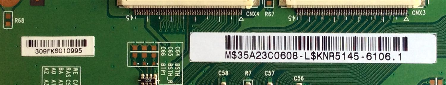 T-CON / SAMSUNG 35-A23C0608 / V230W1-C / 35A23C0608 / PANEL V230W1-L02 REV.C2 / V460H1-LH5 C.1 / MODELO LNR237WX/XAA  - Imagen 3