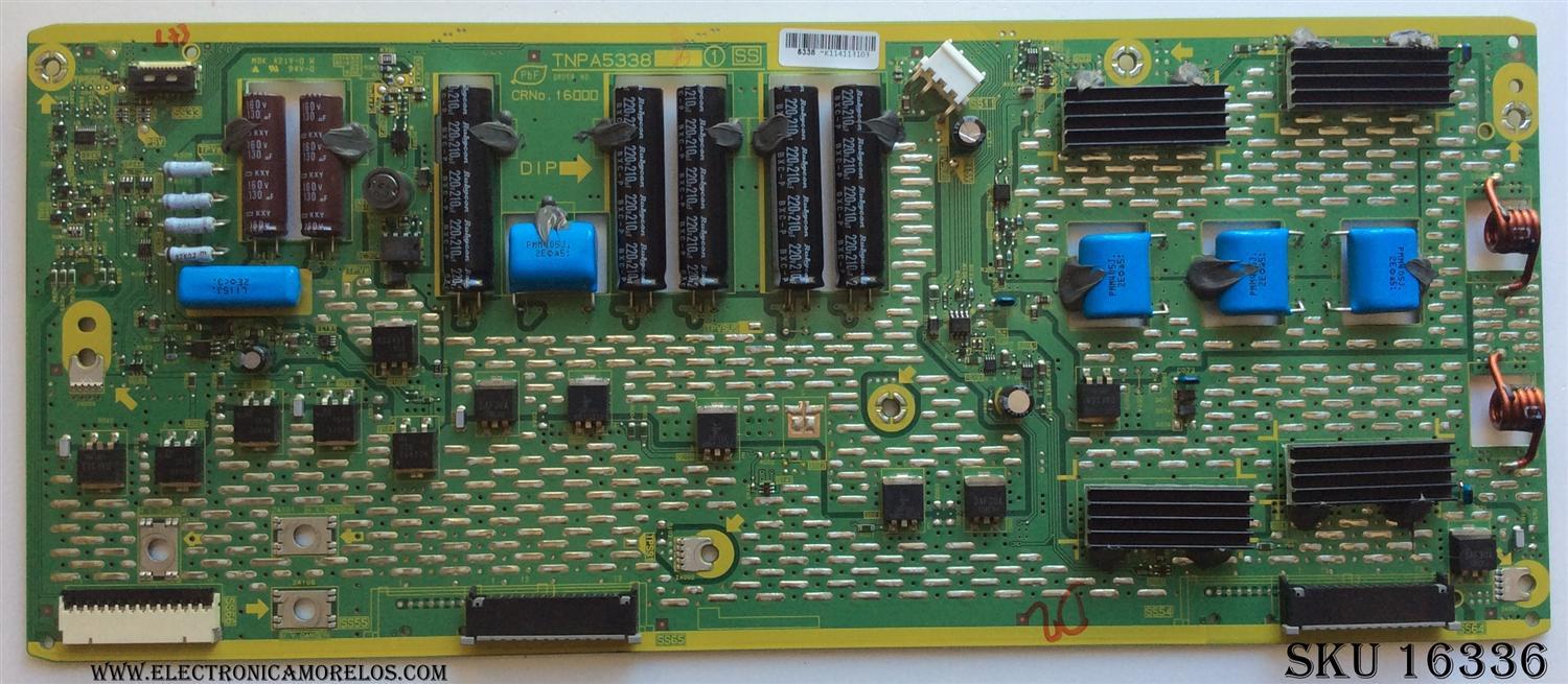 X-SUS / PANASONIC TXNSS1NTUU / TNPA5338 / MODELO TC-P65GT30 / TC-P65VT30 / PANEL MC165FJ1431	
