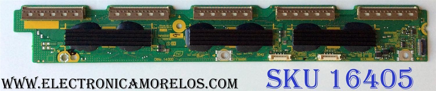 BUFFER / PANASONIC TXNSD1RDUU / TNPA5537 / PANEL MC153FJ153 / MODELOS TC-P60ST50 / TC-P60GT50