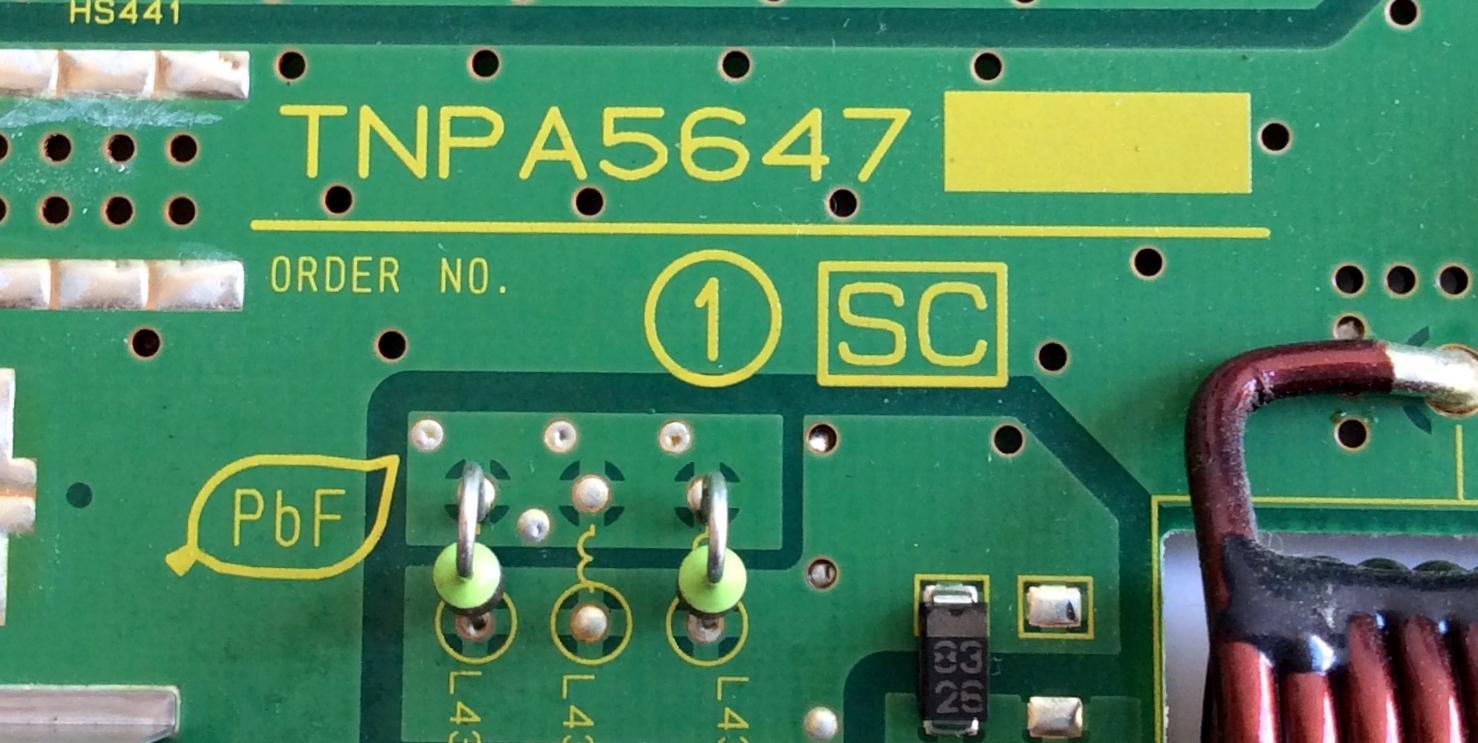 Y-SUS / PANASONIC TXNSC1RDUU / TNPA5647AF / TNPA5647 / PANEL MC153FJ1531A / MODELO TC-P60ST50 - Imagen 3