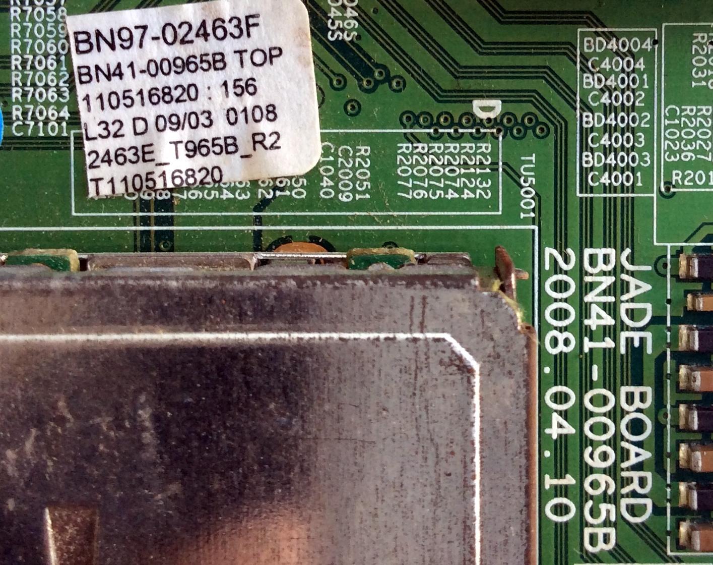 MAIN / SASMUNG BN94-02071F / BN41-00965B / BN97-02463F / PANEL T400XW01 V.6 / MODELOS LN40A330J1DXZX / LN40A330J1DXZA	 - Imagen 3