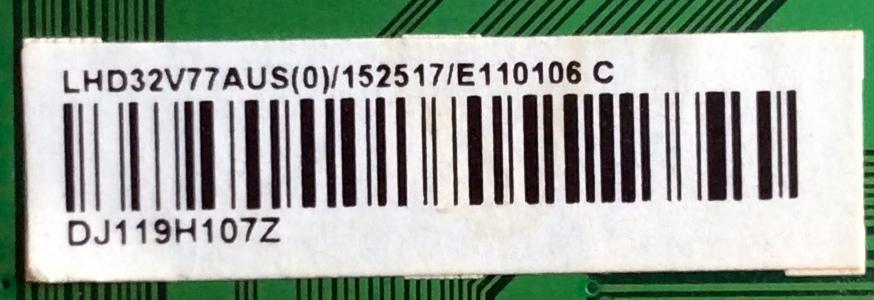 MAIN / HISENSE 152517 / RSAG7.820.2278/ROH / LHD32V77AUS(0) / 152516 / 152517/E110106 / PANEL LC320WXE (SB)(V2) / MODELO H32V77C - Imagen 2