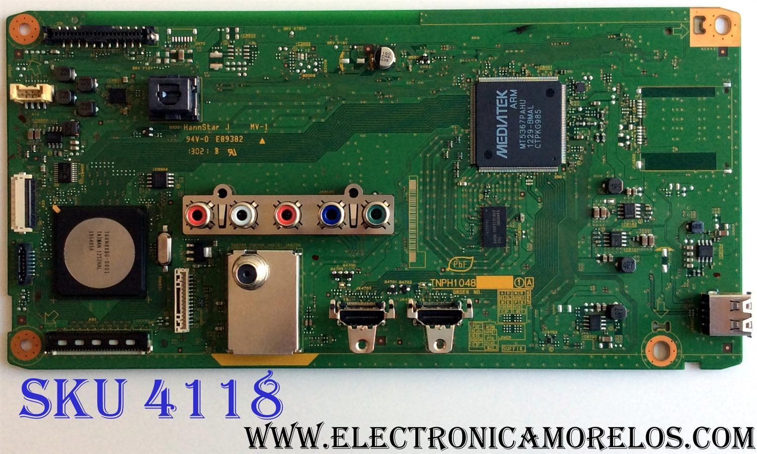 MAIN / PANASONIC TXN / A1UMUS / TNPH1048 / TNPH1048UB / TXN/A1UMUS / PANEL MC127HU6A11 / MODELO TC-P50X60