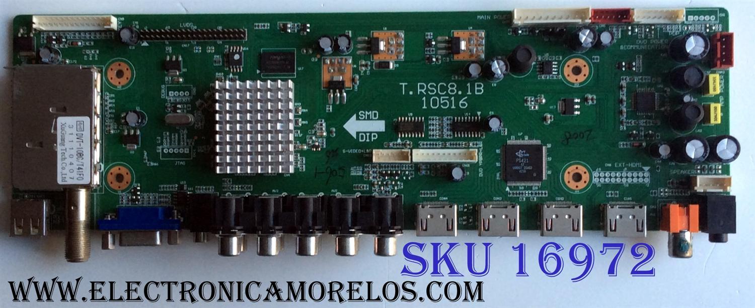 MAIN / RCA RE01TC81XLNA1-C1 / T.RSC8.1B / 10516 / RE01TC81XLNA1 / 20110226173602 12V / PANEL HV320WXC-100 / MODELO 32LA30RQD 1K18-32A30RD-C1