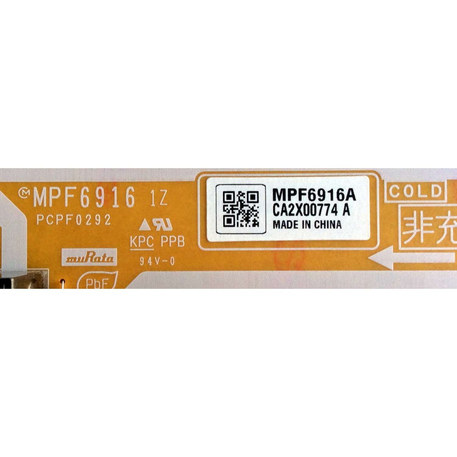 SUB FUENTE DE PODER / PANASONIC N0AE6KL00019 / MPF6916 / PCPF0292 / MPF6916A / PANEL MC165FJ1531 / MODELOS TC-P65GT50 / TC-P65VT50 / TC-P65VT60 / TC-P65ZT60 / TC-P60ZT60 - Imagen 2