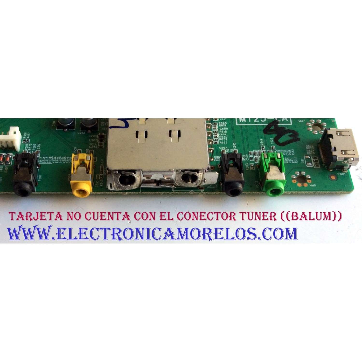 MAIN/ UPSTAR 40-MT25LA-MAD2XG / MT25-LA / PANEL LTA430HW02-C02 / MODELO P43EWX - Imagen 3