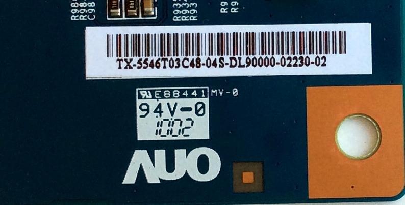T-CON / SAMSUNG 55.46T03.C48 / 5546T03C48 / T315HW04 V3 / 31T09-C0K / PANEL T460HW03 V.L / MODELOS LN46C600F3FXZA / LN46C630K1FXZA / LN46C630K1FXZA AA02 - Imagen 3