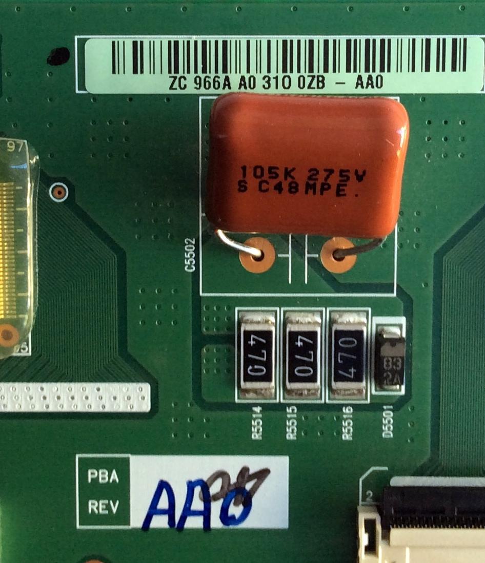 Y-BUFFER / SAMSUNG BN96-25203A / LJ92-01966A / LJ41-10339A / 966A A0 / 966 AA0 / PANEL S51FH-YE02 / S51FH-YB04 / MODELO PN51F8500AFXZA UW01 - Imagen 2