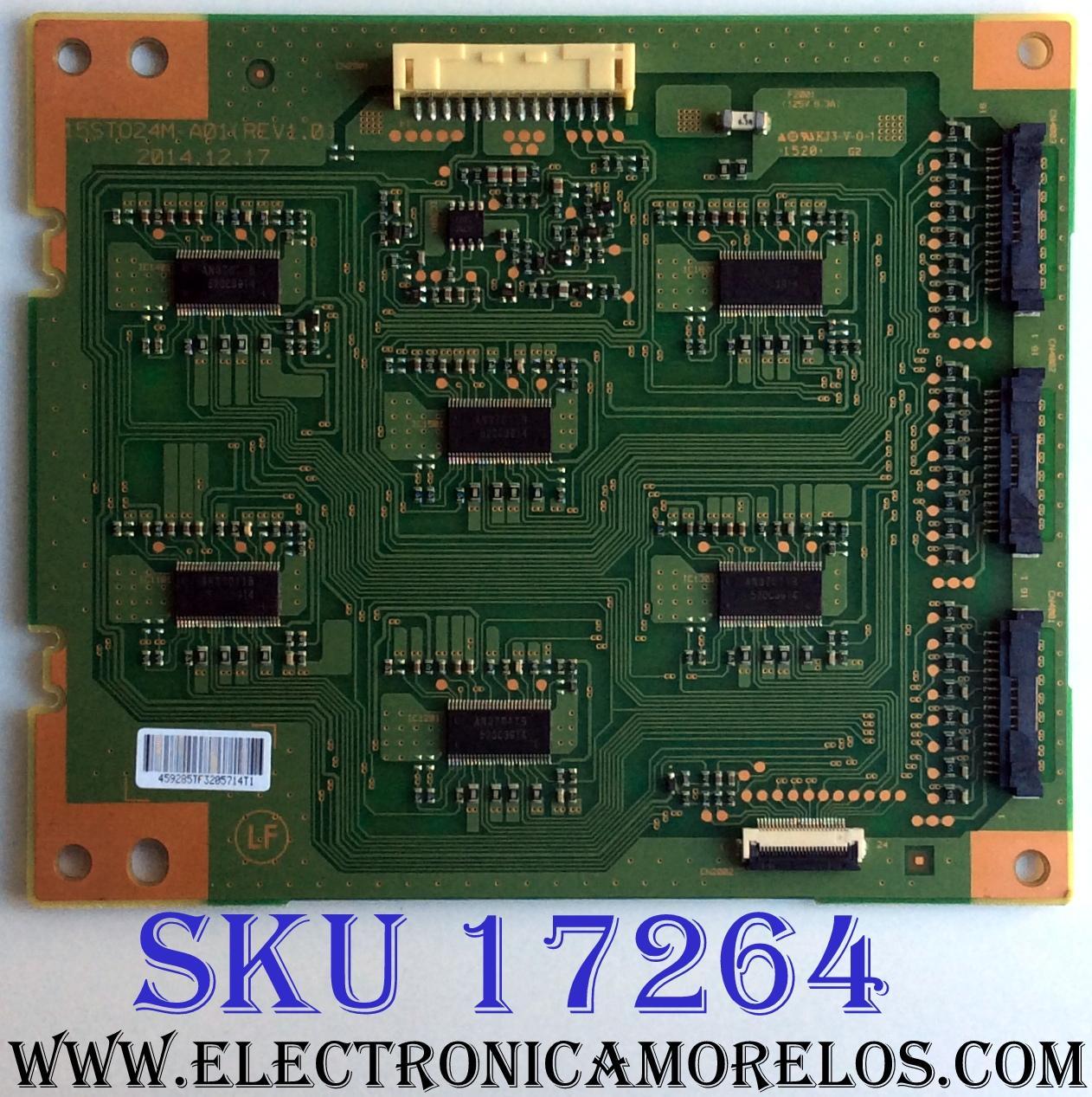 LED DRIVER / SONY 15ST024M-A01 / 459285TF / 15ST024M-A01(REV1.0) / 459285TF3205714T1 / PANEL YD5S550HTG01 / MODELO XBR-55X900C 