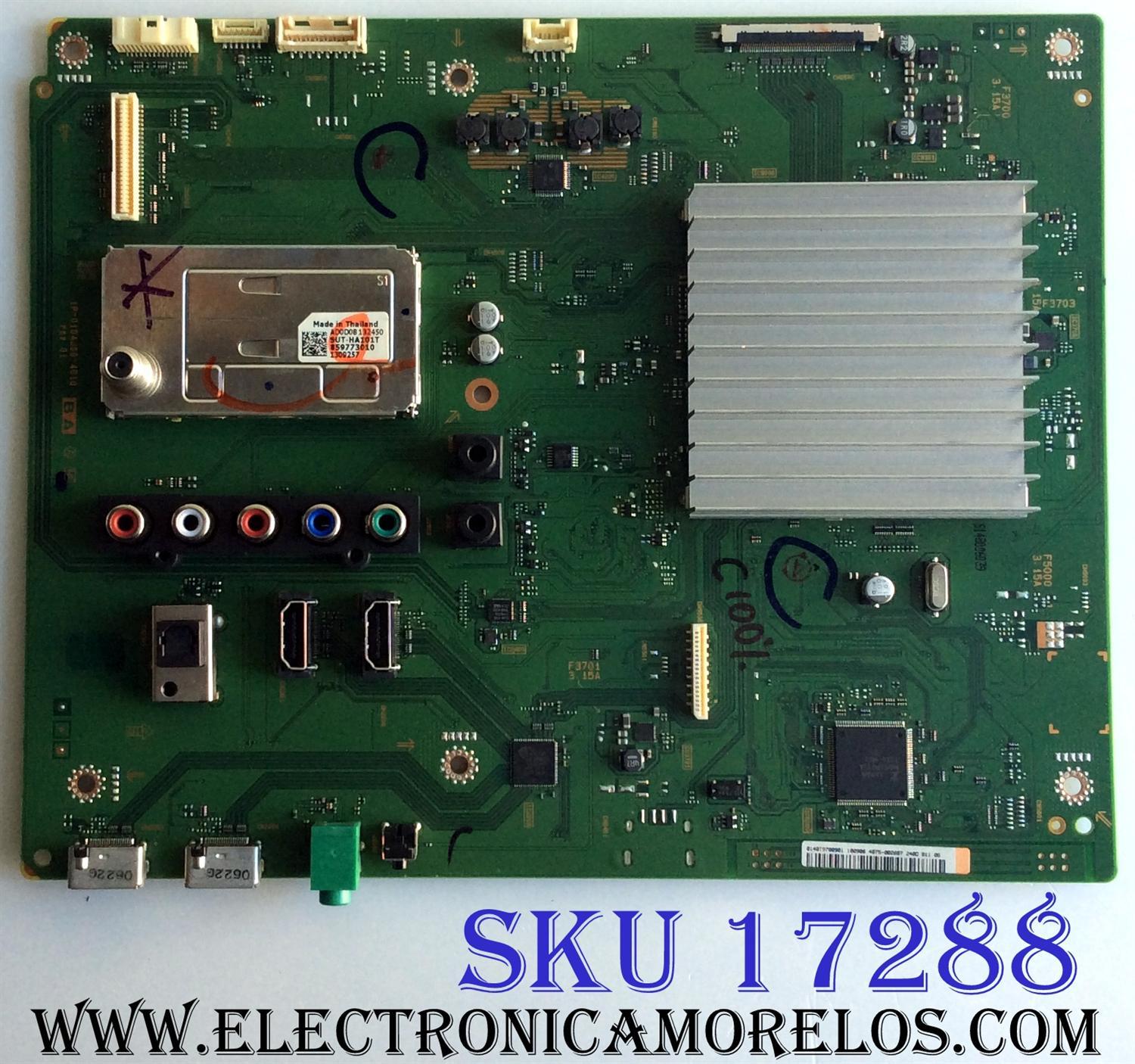 MAIN / SONY 0140T9700901 / A-1783-118-A / 1P-0104J00-4010 / PANEL´S LTY400HM03-001 / LTY460HM03 / MODELOS NSX-40GT1 / NSX-24GT1 / NSX-32GT1 / NSX-46GT1