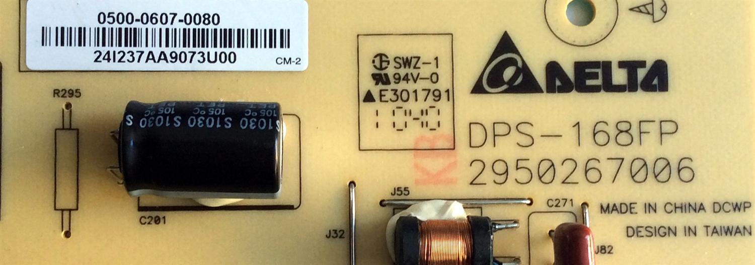 FUENTE DE PODER / VIZIO 0500-0607-0080 / 2950267006 / DPS-168FP A / 50006070080 / PANEL LC420EUS (SC)(A2) / LC420EUS / MODELO XVT3D424SV - Imagen 2