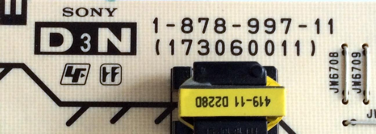 TARJETA D3N / SONY A-1663-192-B / A1663192B / M1663192B / 1-878-997-11 / 173060011 / PANEL LTY520HE11 / MODELOS KDL-52W5100 / KDL-52XBR9 / KDL-52VL150 / KDL-52Z5100 - Imagen 2