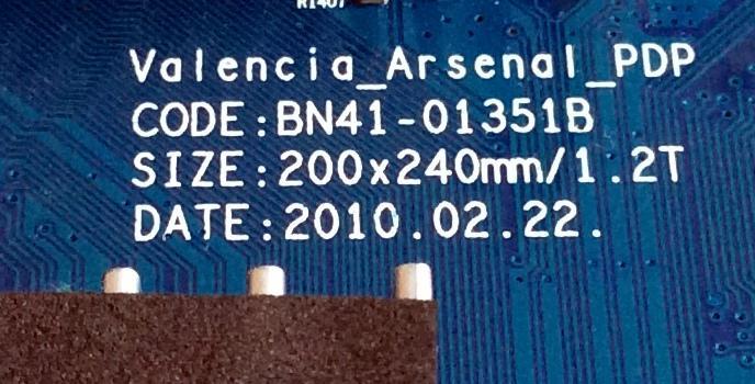 MAIN PARA TV  SAMSUNG  NUMERO DE PARTE BN94-03316Q / BN41-01351B / BN97-04034K / BN97-04034H / PARTE SUSTITUTA BN94-03316E / PANEL S58FH-YB05 / MODELOS PN58C6500TFXZA / PN58C6500TFXZA I003 - Imagen 3