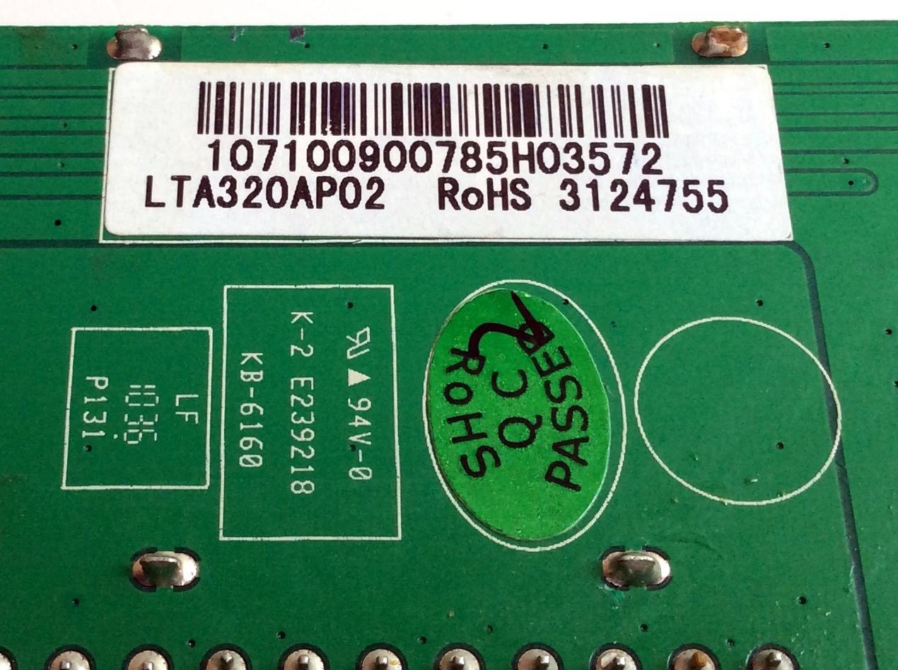 MAIN / GPX 1071009 / T.RSC7.11A 9537 / 107100900785H03572 / 3124755 / T.RSC7.11A.9537 / PANEL LTA320AP02-W37 / MODELOS TD3220B / TD3220BRS - Imagen 2
