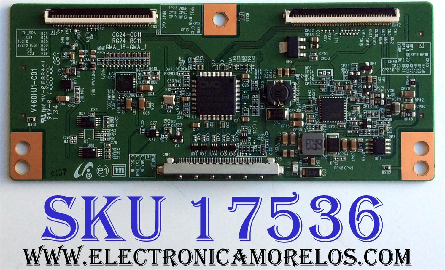 T-CON / SAMSUNG 35-D060661 / E88441 / V460HJ1-C01 / PANEL LD400BGC-C2 / MODELOS UN40D5003BFXZA CN02 / LN40D630M3FXZA / X405BV-FHD