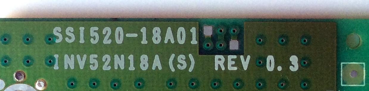 BACKLIGHT SLAVE / TOSHIBA LJ97-02109A / SSI520-18A01 / INV52N18A(S) / REV 0.3 / PANEL LTA520HE16 T02 / MODELOS 52XV645U / 52XV648U - Imagen 3