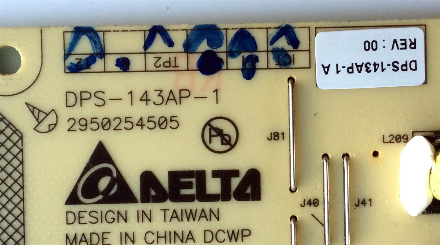 FUENTE DE PODER / VIZIO 0500-0707-0010 / DPS-143AP-1 / 2950254505 / 050007070010 / DPS-143AP-1 A / PANEL LC370EUH (SC)(R1) / MODELO XVT373SV - Imagen 3