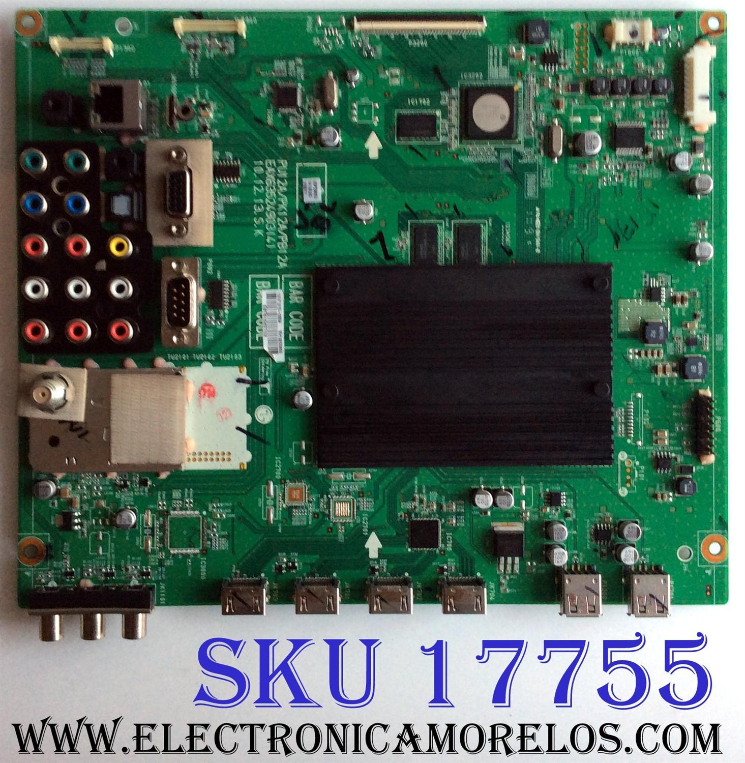 MAIN / LG EBT61582702 / EAX63524903(4) / 19EBT010-000A / EAX63524903 / PANEL PDP60R30000 / MODELO 60PZ950-UA / 60PZ950-UA AUSZLHR
