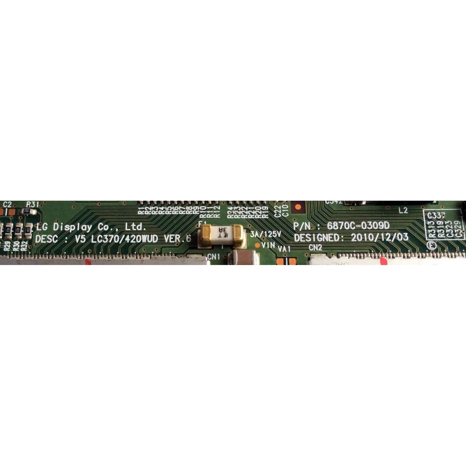 T-CON / LG 6871L-1973H / 6870C-0309D / 1973H / PANEL LC420WUF (SC)(A2) / MODELOS 42LK530-UC AUSYLJR / 42CS570-UD AUSYLUR / 42LK520-UA.AUSYLFR / 42LK520-UA.AUSYLJR / 42LK550-UA.AUSYLJR - Imagen 2