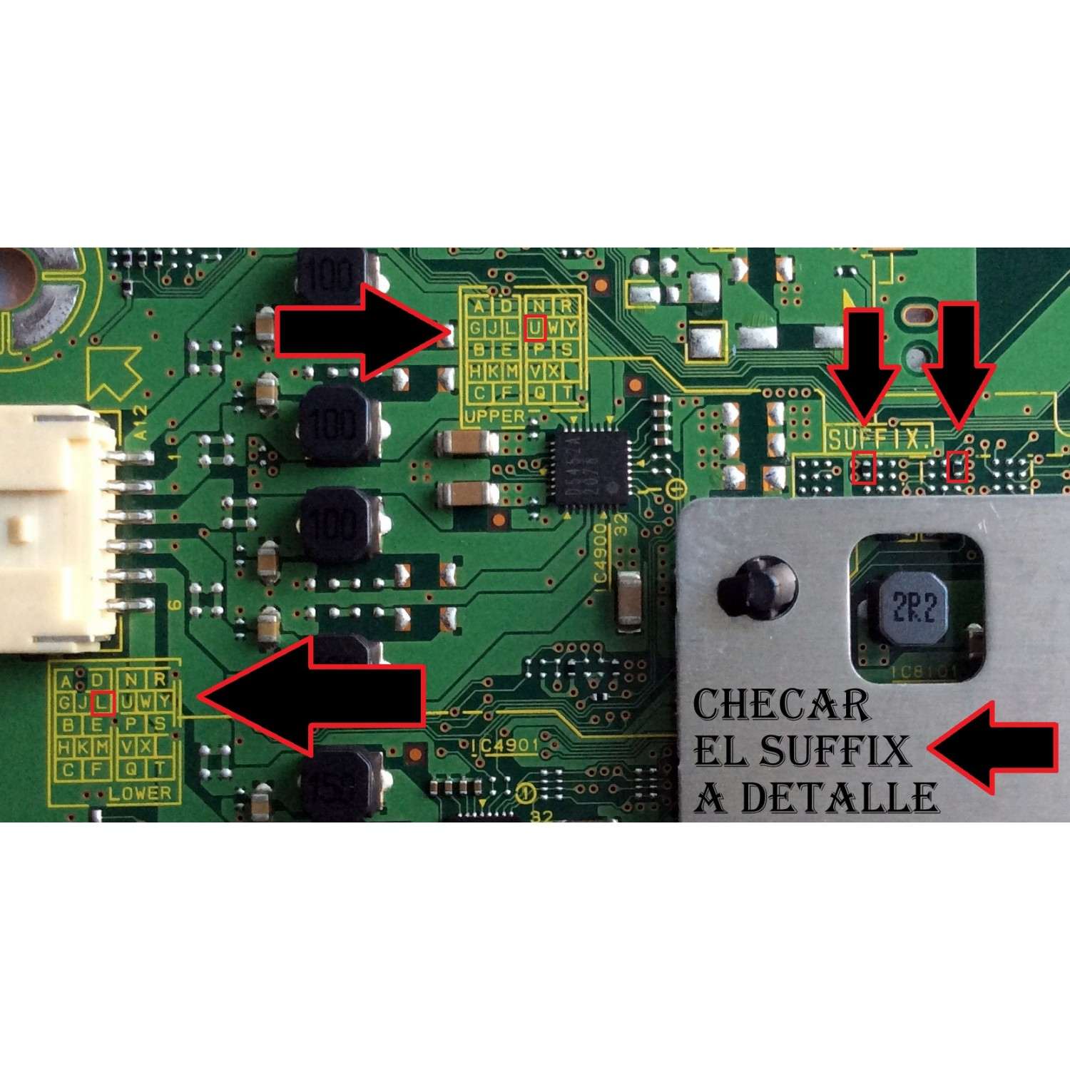 MAIN / PANASONIC TNPH0994UL / TNPH0994 / PANEL VVX55F130A00 / MODELO TC-L55WT50 - Imagen 2