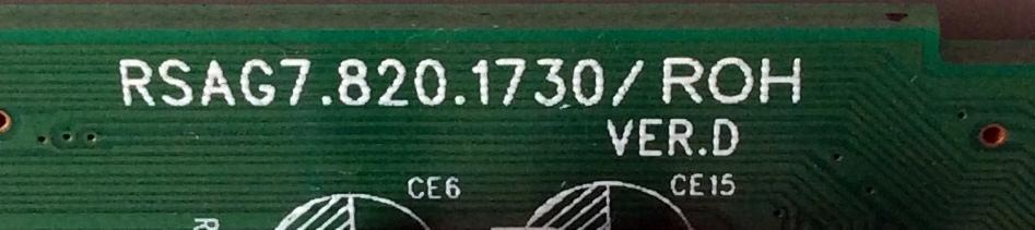 MAIN / DYNEX 123174 / RSAG7.820.1730/ROH / 123173 / LHD32V68US / VER.D / PANEL HS32LN1-CMO(X03) / MODELO DX-32L130A10 - Imagen 2