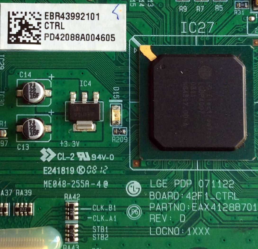 MAIN LOGICA / EBR43992101 / EAX41288701 / 42F1_CTRL / E241819 / PANEL PDP42F1T000 / MODELO SLP-4277 - Imagen 2