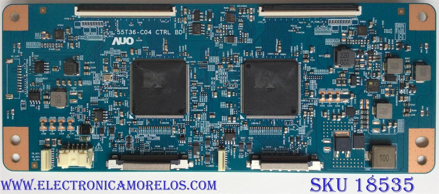 T-CON / SONY 1-897-062-11 / 5565T50C09 / 55T36-C04 / 55.65T50.C09 / PANEL V650QWME06 / MODELO XBR-65X850E / XBR-65X857E / XBR-65X855E	