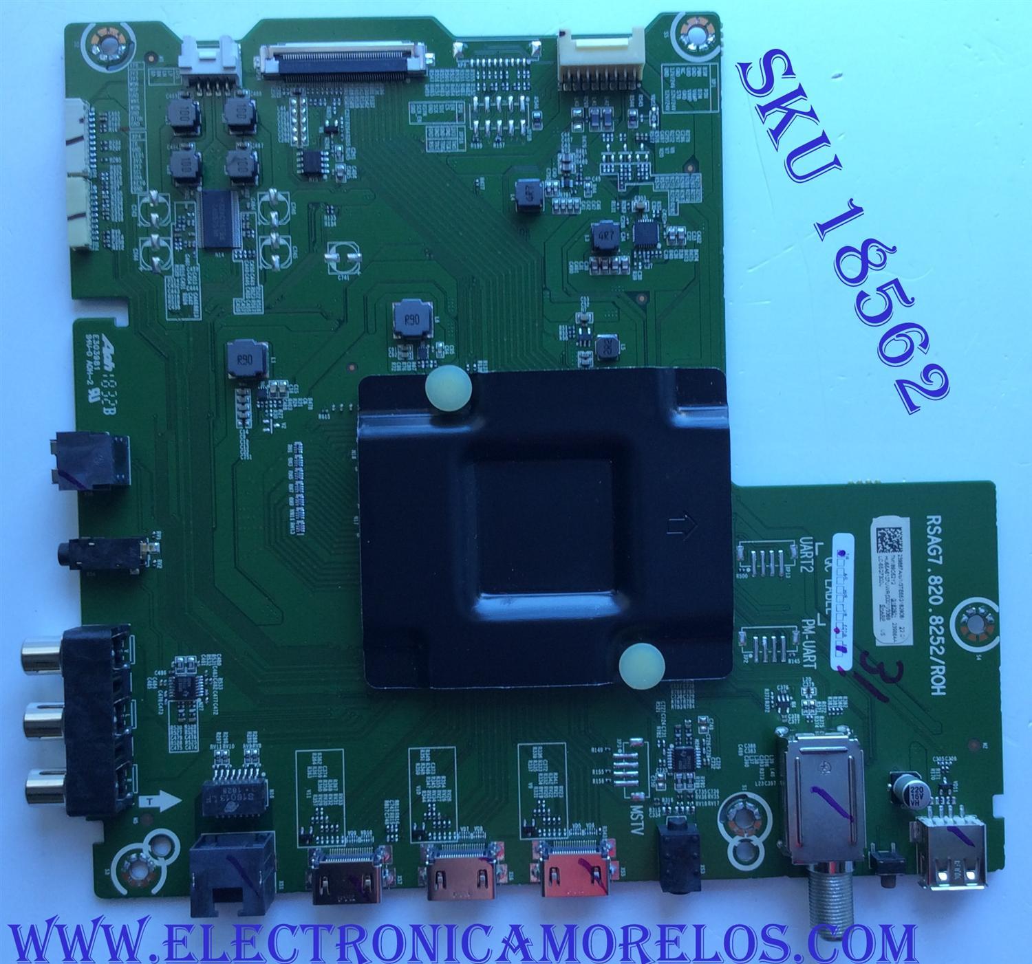 MAIN / SHARP 239887A / 239884A / RSAG7.820.8252/ROH / 239887 / 239884 / HU65A5107UWR(0001) / 3TE65G182909 / PANEL HD650S1U71-L1\S0\GM\CKD\ROH / MODELO LC-65Q7300U / LC-65Q7300U 65G182902 / LC-65Q7330U