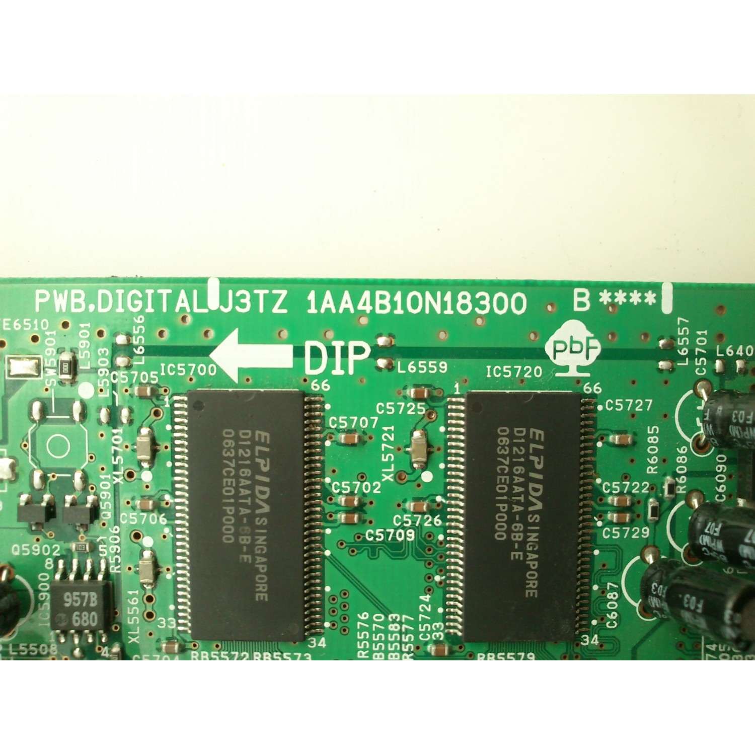 MAIN DIGITAL SANYO 1AA0B10N20400 J3VK / MODELO P42746 - Imagen 3