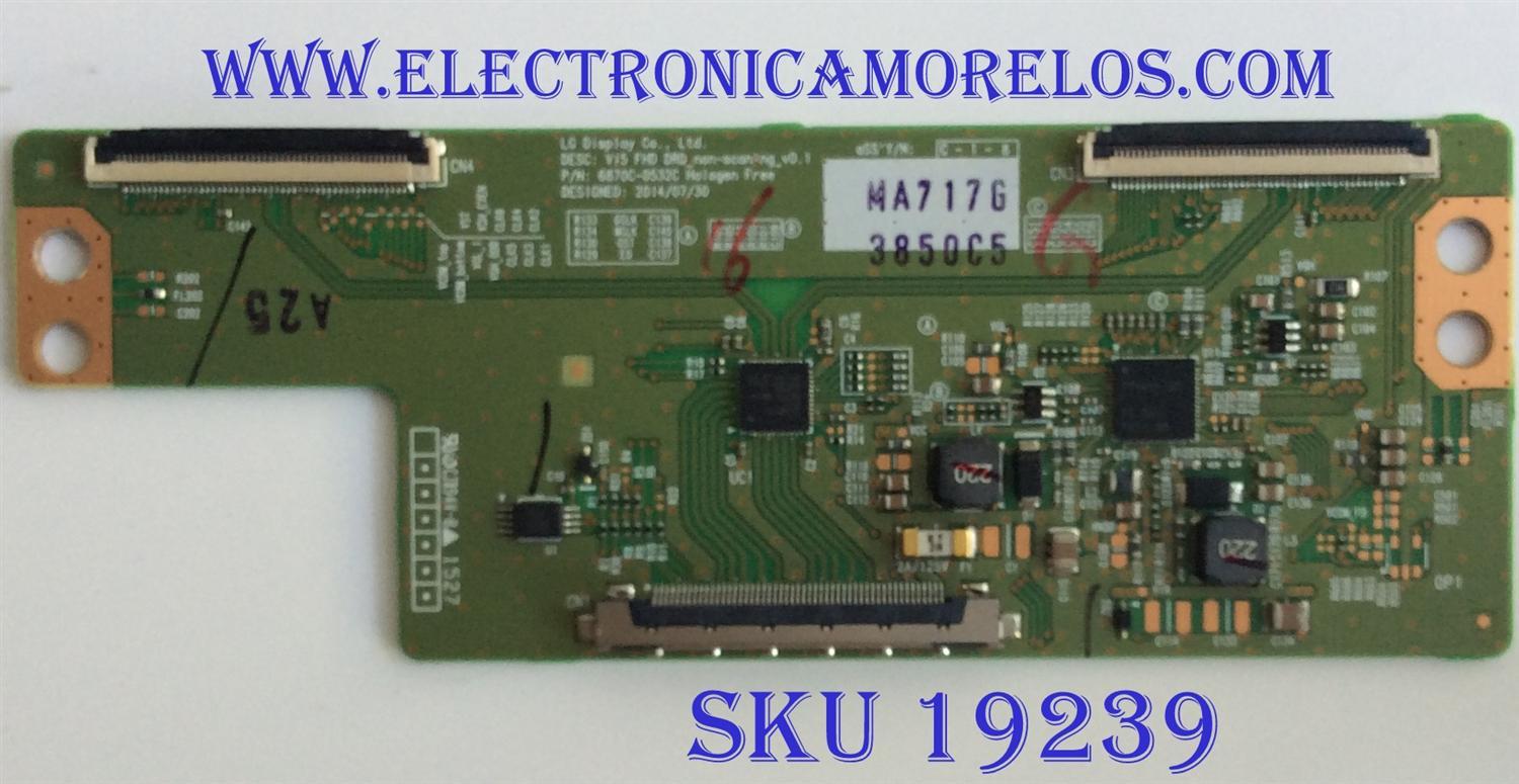 T-CON / 6871L-3850C / 6870C-0532C / PANEL LC490EUE(FH)(M3) / MODELOS 49LF6300-UA / 49LF6300-UA / 49LF5400-UH / 49LJ5500-UA / 49LJ5500-UA / 49LF5400-UE / 49LF5400-UE / 49LF5400-UB / 49LF5100-UA / 49LX540S-UA / 49LX341C-UA 