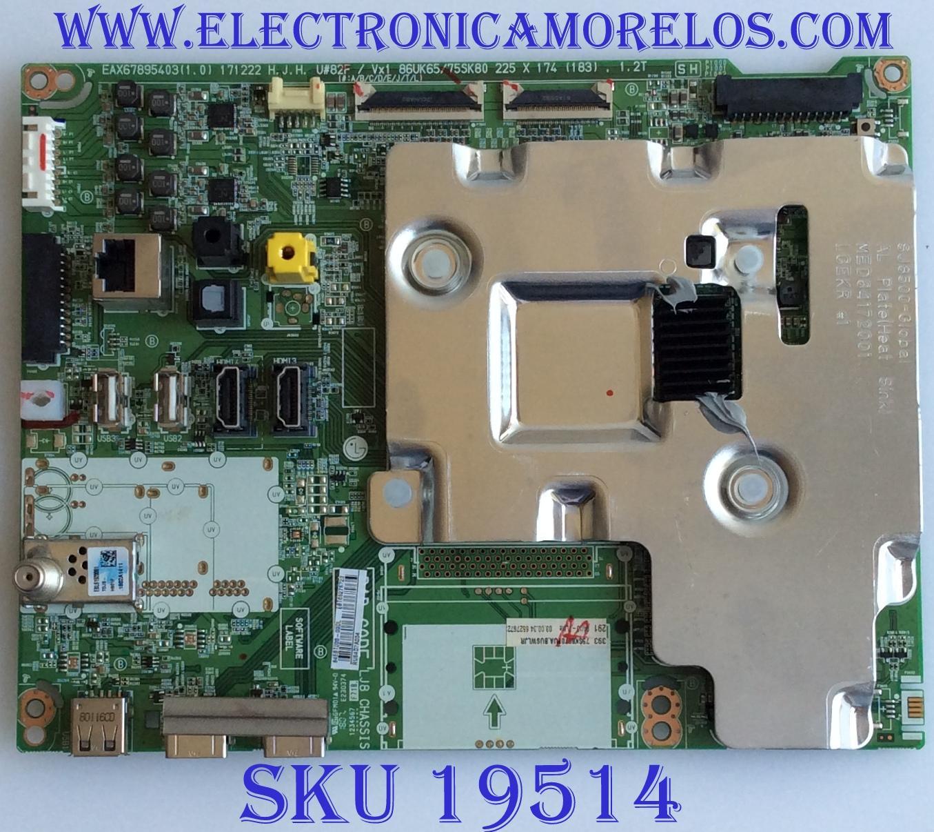 MAIN / LG / EBT65276723 / EAX64895403 / PANEL  LC750EQF(FL)(M2) / 