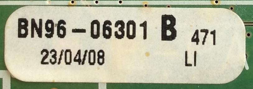 TARJETA DE TENUACIÓN / SAMSUNG / BN96-06301B / BN41-00892D / BN97-01746M / PANEL  LTA400HA04 / MODELO LNT4081FX/XAA - Imagen 4