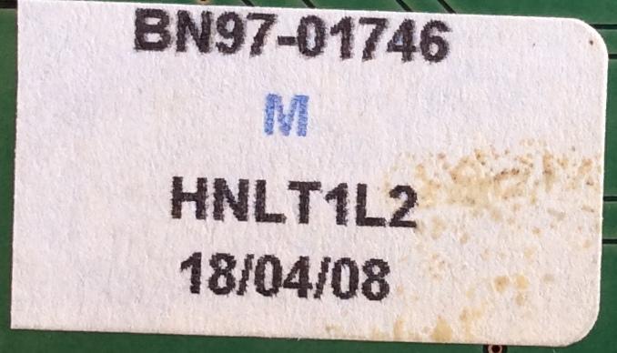TARJETA DE TENUACIÓN / SAMSUNG / BN96-06301B / BN41-00892D / BN97-01746M / PANEL  LTA400HA04 / MODELO LNT4081FX/XAA - Imagen 2
